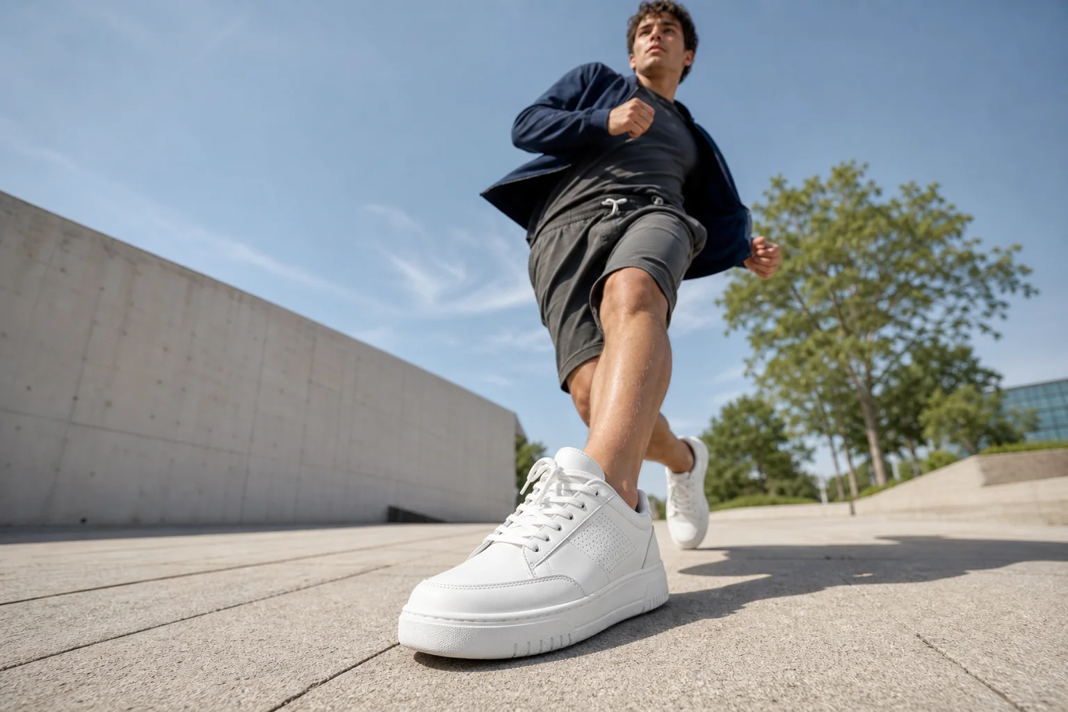 Caps, totes, socks, and clean white kicks