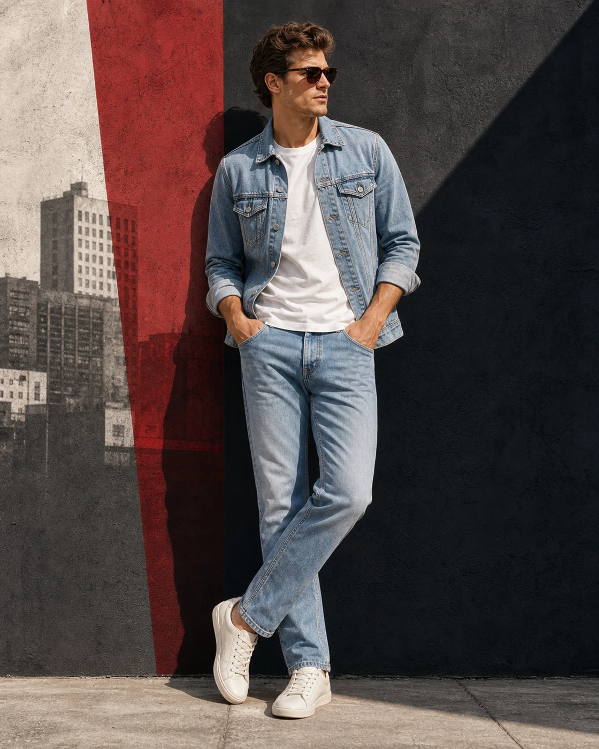 Clean jackets, straight legs, and everyday basics
