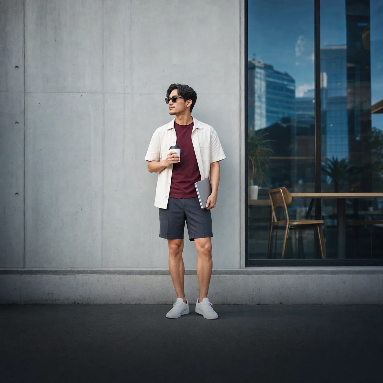Easy tees, shorts, layers, and casual staples